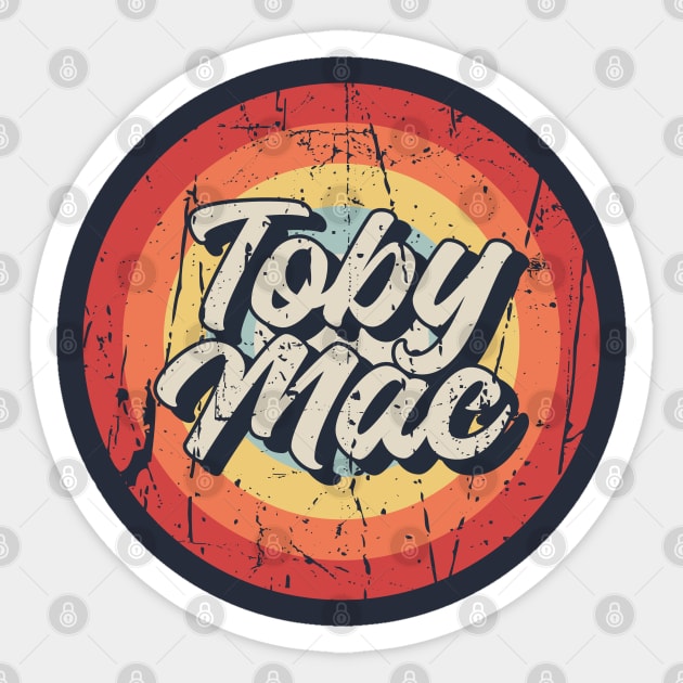 Toby Mac Retro Sticker by Jurou